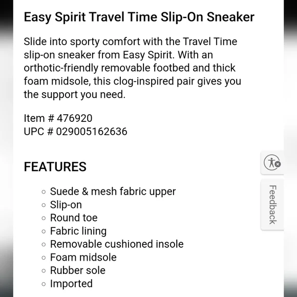 Easy Spirit Travel Time slip on sneaker clogs - Picture 2 of 6